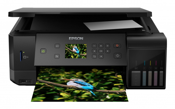 Epson Ecotank ET-7700: Kompakter und etwas schnellerer Ecotank mit Papierkassette und Farbdisplay.