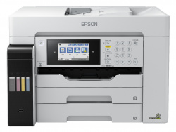 Epson Ecotank Pro ET-16680: Büro-Tintentankdrucker ohne Patronen. Mit niedrigen Folgekosten und einem niedrigeren Energieverbrauch will man besonders gegen Laser punkten.