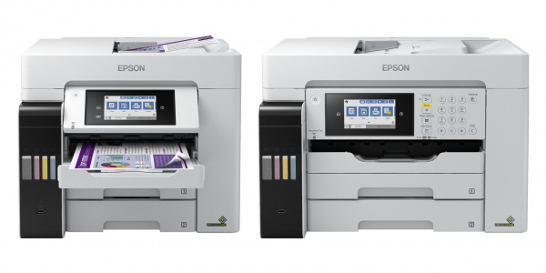 Epson Ecotank Pro ET-5880 (A4) und ET-16680 (A3): Leistungsfähige Tintentankdrucker mit PS- und / oder PCL-Unterstützung.