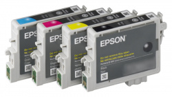 Bisherige Epson-Einzelpatronen: Diese Patronen kamen in den bisherigen D/DX-Geräten und im neuen D88 plus zum Einsatz.