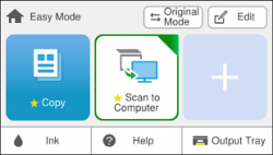 "Easy Mode": Menü mit vereinfachter und klarer Darstellung.