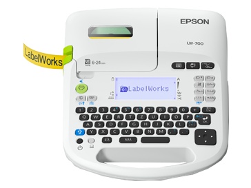 Epson LabelWorks LW-700: Das flexible und leicht zu bedienende Etikettiergerät eignet sich perfekt für betriebsame Umgebungen am Arbeitsplatz und außerhalb des Büros.