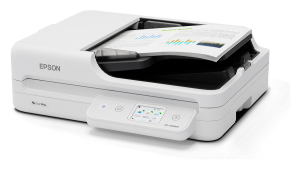 Epson Workforce DS-1760WN: Dokumentenscanner mit Flachbett und autarkem "ScanWay".