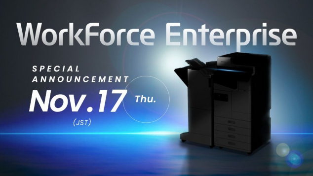 Epson Workforce Enterprise: Ankündigung für den 17. November 2022.
