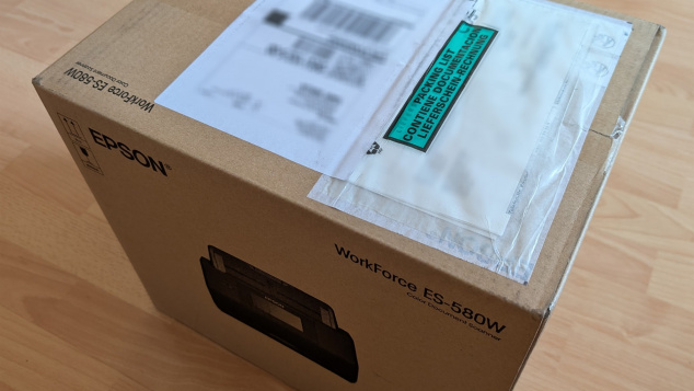 Für den Test: Der "Epson Workforce ES-580W" geht fünf Mal auf Reise. Bei den Lesern wird dieser mehr als zwei Monate im Intensivtest sein.