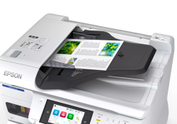 Dual-Duplex-ADF: Der verwendet zwei Scanzeilen und kann bis zu 50 Blatt fassen. Möglich ist die Hinterlegung von Papier zwischen dem A6- und A3-Format.