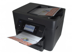 Epson Workforce Pro WF-4740DTWF: Der hochpreisige Bürodrucker bietet wenig Schnörkel, arbeitet aber zuverlässig.
