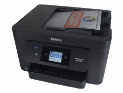 Epson Workforce Pro WF-3720DWF: Kompakter Drucker, der wegen hoher Druckkosten, geringem Drucktempo und einem Simplex-ADF kaum als Bürodrucker taugt.