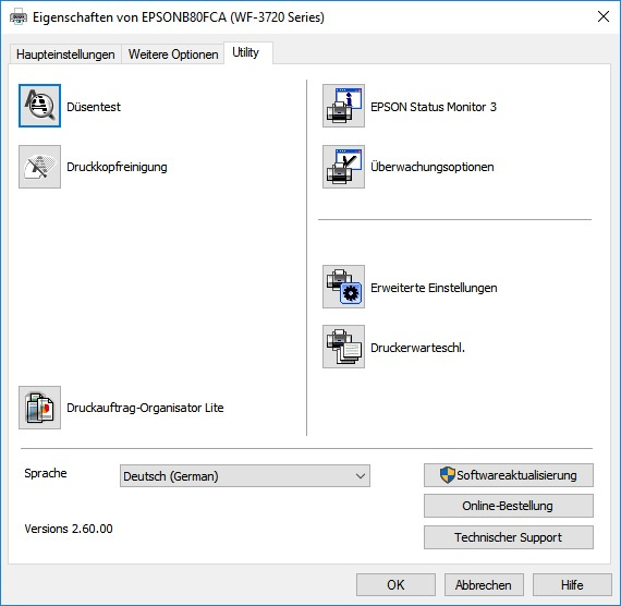 Epson Workforce Pro WF-3720DWF Druckertreiber 6