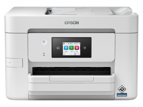Epson Workforce Pro WF-M4619DWF: Pigmenttinten-Multifunktionsmodell mit Simplex-ADF, nur einer Papierzuführung und recht teurer Tinte.