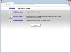 Epson: Spartanischer Webserver...