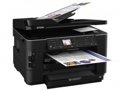 Epson Workforce WF-7525: Zusätzlich mit Duplexer, DADF und zweiter Papierkassette.