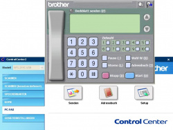 Einfach zu bedienende Faxfunktion welche dem Control Center beigefügt ist.