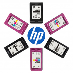HP 308-mit Patronen im Kreis
