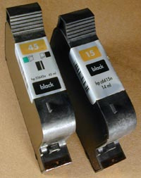 HP 45er und 15er Kartusche NEWS