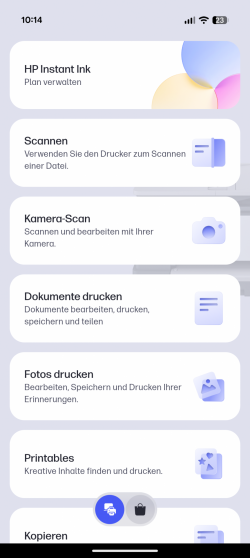 ... HP Instant Ink, Scannen, Kamera-Scan, Dokumente drucken, Fotos drucken, Printables ...