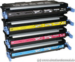 HP Color Laserjet 3800n: Tonerkassetten.