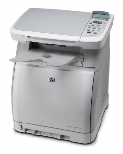 HP Color Laserjet CM1015 MFP: Acht Seiten pro Minute in S/W und Farbe.