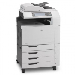 HP Color Laserjet M6040(f): A3-Farbkopierer mit optionalem Fax.