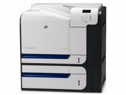HP Color Laserjet CP3525x: Zusätzlich mit zweiter Papierkassette und mehr Arbeitsspeicher.