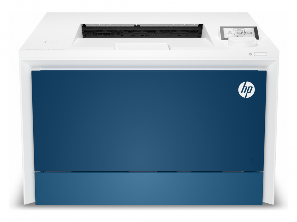 HP Color Laserjet Pro 4202-Serie: Versionen ohne Scanner jedoch gleichem Druckwerk. Das Bedienkonzept basiert auf einem Drehrad mit hochauflösendem Grafikdisplay.