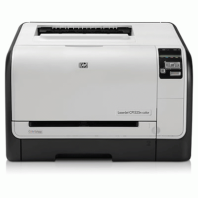 Laserjet Pro CP1525n: Der kompakte Farblaserdrucker lässt sich ins Netzwerk integrieren und arbeitet mit Postscript und PCL.