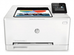 HP Color Laserjet Pro M252dw: Besitzt Wlan, Duplexer und Touchscreen.