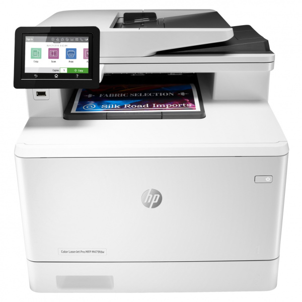 HP Color Laserjet Pro MFP M479fdw: Vollausgestattetes Farb-Laser-Multifunktionsmodell mit Duplex-Scan, -Kopie und -Fax.