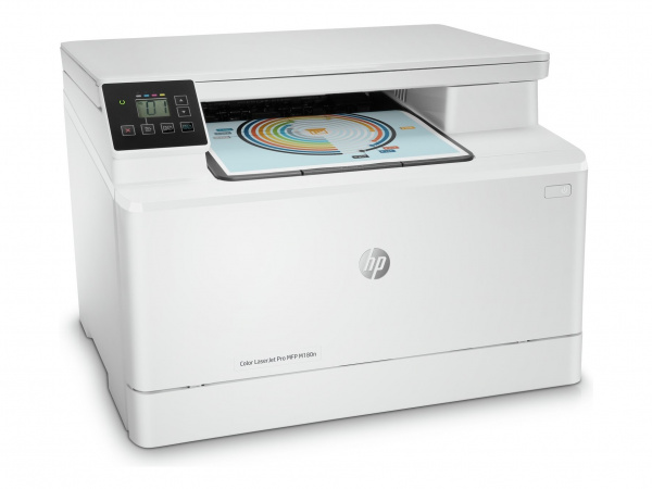 HP Color Laserjet Pro MFP M180n: Einfache Farblaser mit ordentlicher Ausstattung aber extrem hohen Folgekosten.