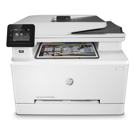 HP Color Laserjet Pro MFP M280nw: Günstigstes Farblaser-Multifunktionsmodell ohne Fax und Duplexdruck.