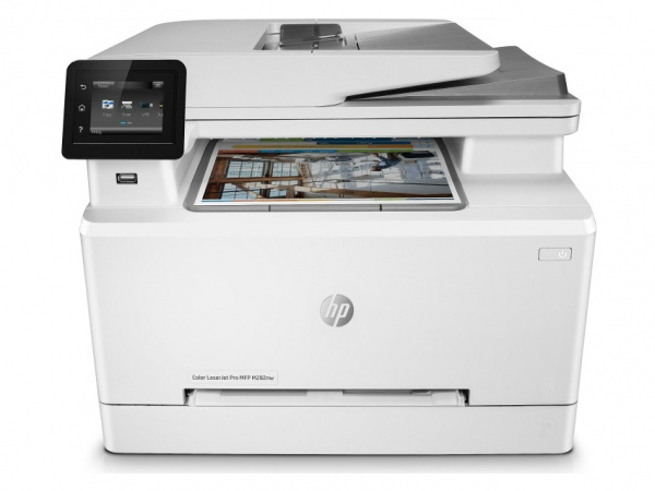 HP Color Laserjet Pro MFP M282nw: 3-in-1-Version ohne Fax und ohne Duplex-Druck.
