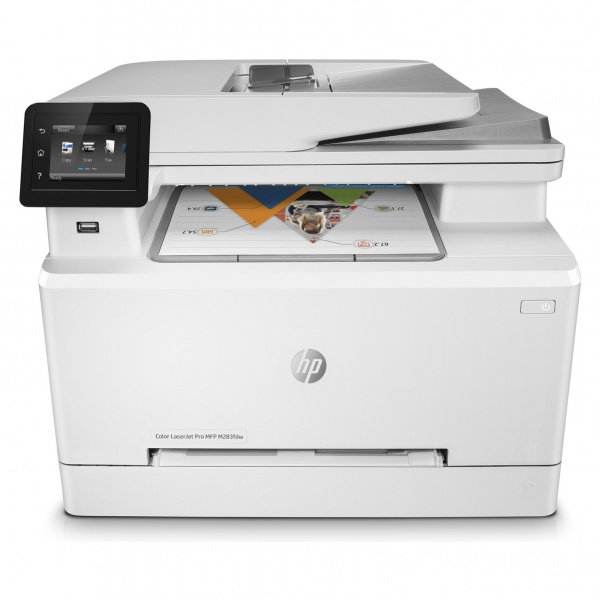 HP Color Laserjet Pro MFP M283fdw: Farblaser-Multifunktionsdrucker mit 21 ipm, Duplexdruck, Wlan, Fax und Simplex-ADF.