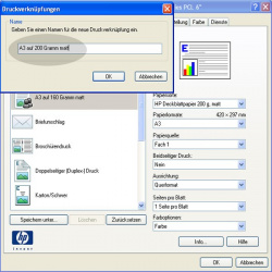 HP Color Laserjet Professional CP5225dn Treiber Verknüpfungen