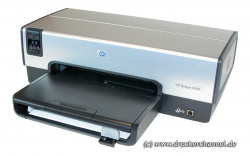 HP Deskjet 6540: Neuer HP-Drucker im Silberkasten.