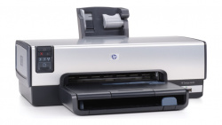 HP Deskjet 6620: Der neue HP-Tintendrucker ist mit Ethernet- und Pictbridge-Schnittstelle ausgerüstet.