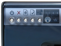 Geräuscharmer Modus: Beim Deskjet 6980 gibt's dafür eine Taste am Drucker.