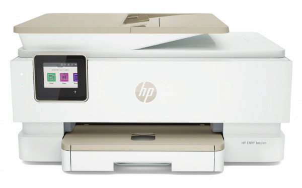 HP Envy Inspire 7920e: Fotodrucker mit Dyefarben, Pigmentschwarz, Duplex-Druck und Simplex-ADF.