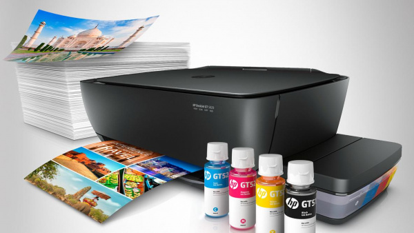 HP DeskJet GT: Einfache, billige Drucker, die sich mit Tinte aus der Flasche befüllen lassen.