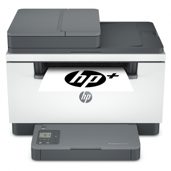 HP Laserjet MFP M234sdw: S/W-Laser mit Duplexdruck und 40-Blatt-Simplex-ADF. Auch rund 30 Prozent günstiger mit Originalkartuschen- und Online-Zwang erhältlich.