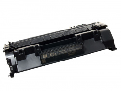 HP-Toner: Mit geringer (CE505A) und hoher (CE505X) Füllmenge.