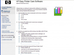 Easy Printer Care: Teilnahme an Umfrage nicht erforderlich.