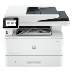 HP Laserjet Pro MFP 4102dw: Modellversion ohne Fax ohne "HP+" und als "4102dwe" mit "HP+".