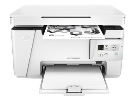 HP Laserjet Pro M26a und -M26nw: Entsprechen der M12-Serie, haben aber noch einen Scanner und ein kleines Display.