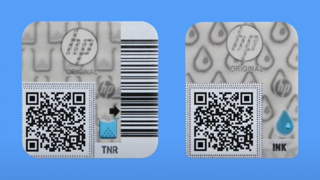 HP Neue Sicherheitslabel 2024 für Tinte und Toner