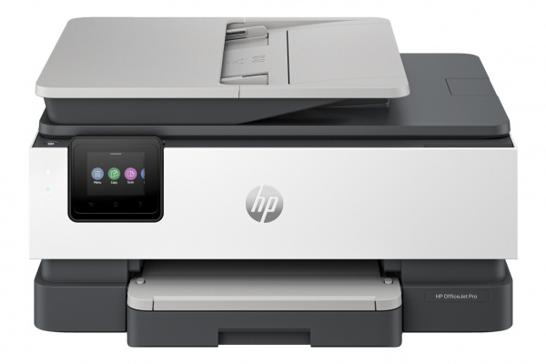 HP Officejet Pro 8122e: Sieht genau so aus, hat aber weder Fax, noch USB-Hostanschluss.