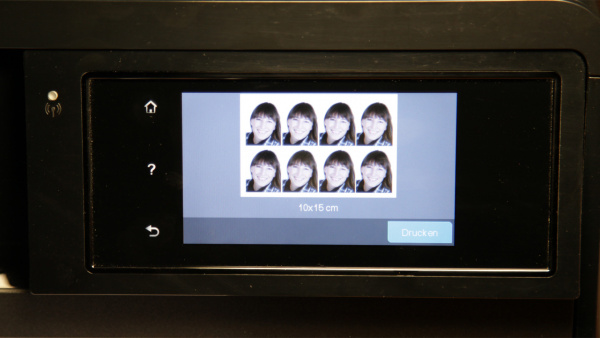 Schritt 6: Die Druckvorschau zeigt an, wie das Ergebnis auf Papier aussehen wird.