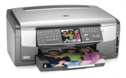 HP Photosmart 3310: Foto-All-In-One mit Fax und Netzwerkanschluss.