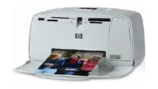 Photosmart 335: Günstiger Mobildrucker mit kleinem Farbdisplay.