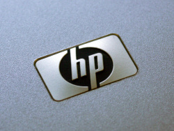 HP Logo auf dem Gehäuse