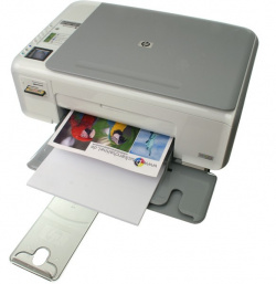 HP Photosmart C4280: AIO mit winzigem Vorschaudisplay.